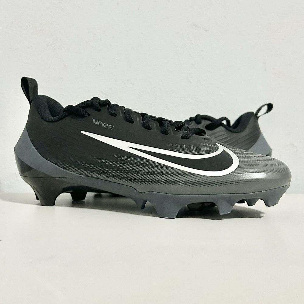 Nike Vapor Speed 3 “Black Dark Grey” Men’s Size 7.5 Football Cleats